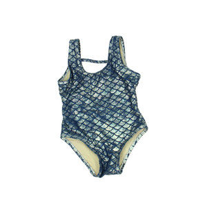 Cascara Girls Blue | Silver 1-piece Swimsuit size: *6-12 Months